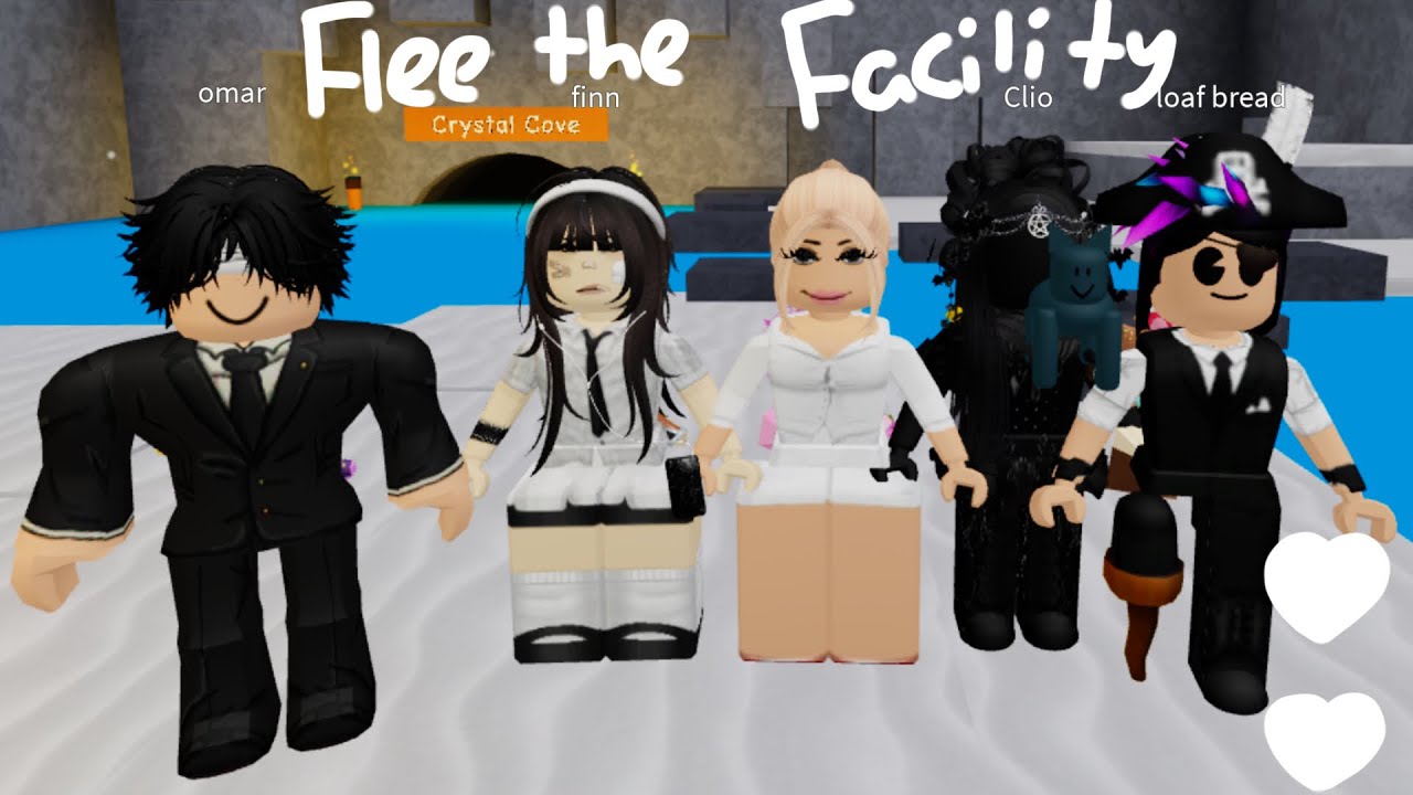 Roblox - Flee the Facility w the group! (SO FUNNY)