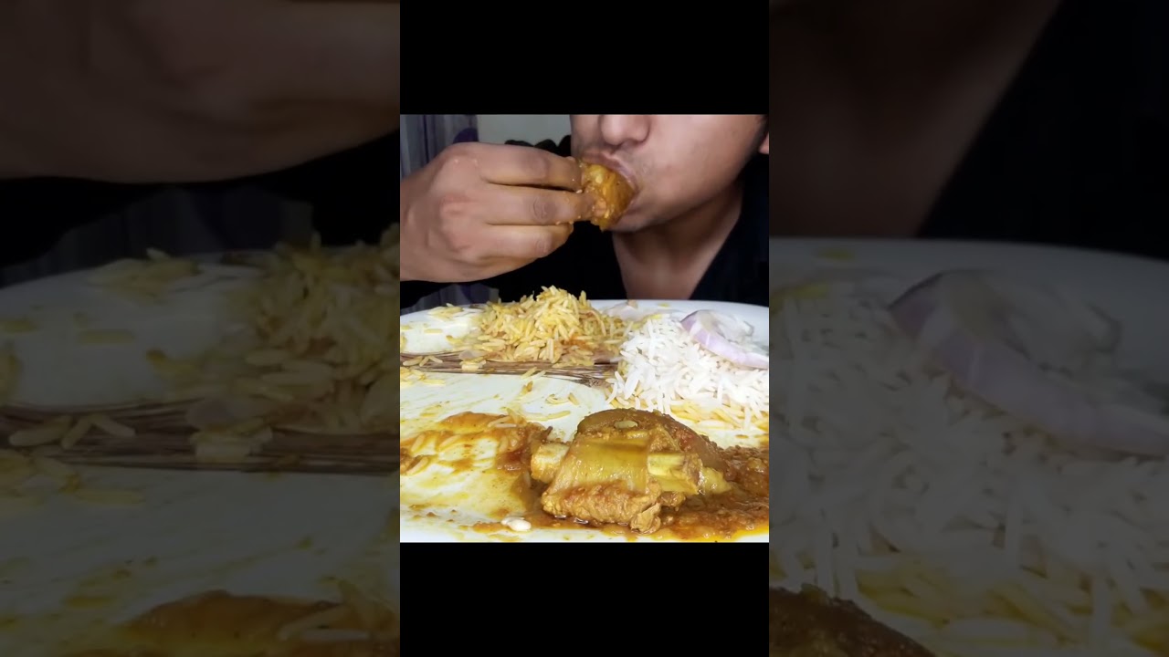 ASMR : Eating Spicy 🥵 Pork Curry, ❤️&zwj;🔥 With Rice, 😋 || ASMRSHOW || MUKBANG ||