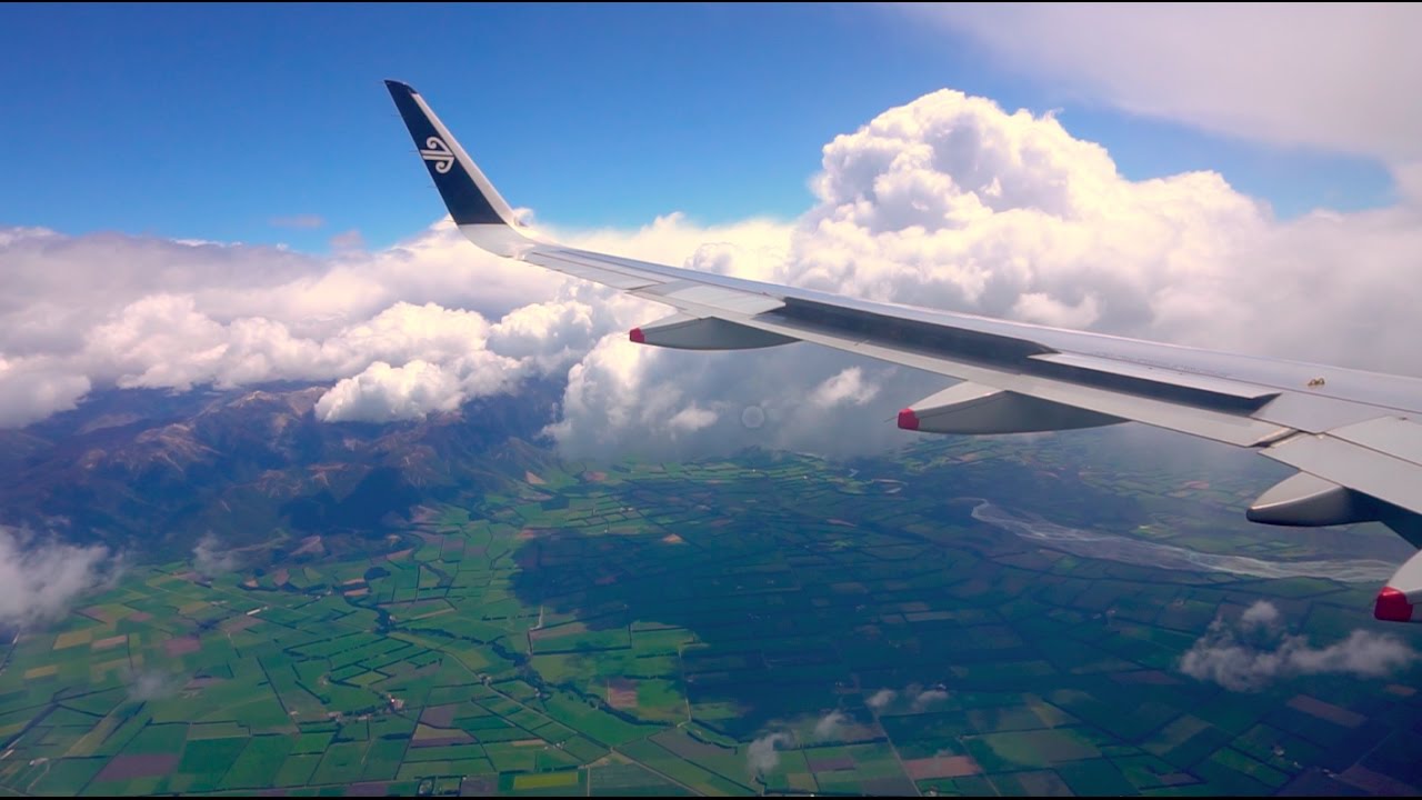 Air New Zealand - Queenstown to Christchurch - Airbus A320 - Stunning views!