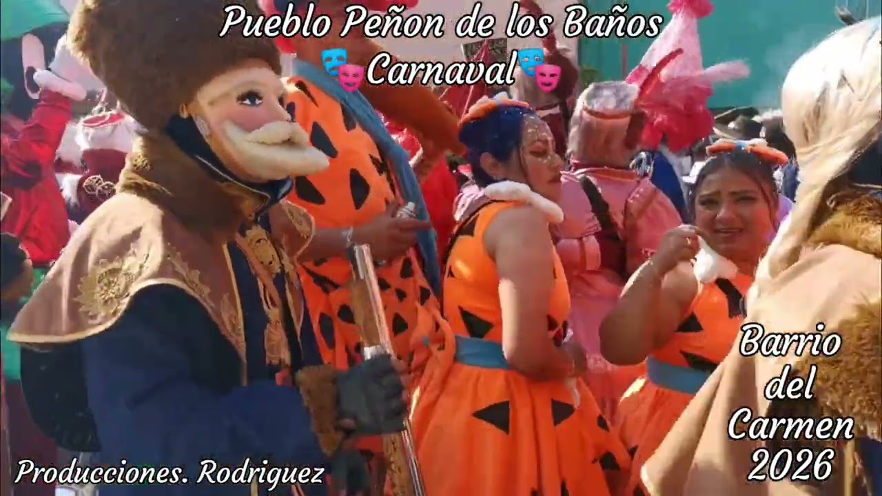 Carnaval Pueblo Peñon de los Baños 2026 barrio del carmen 