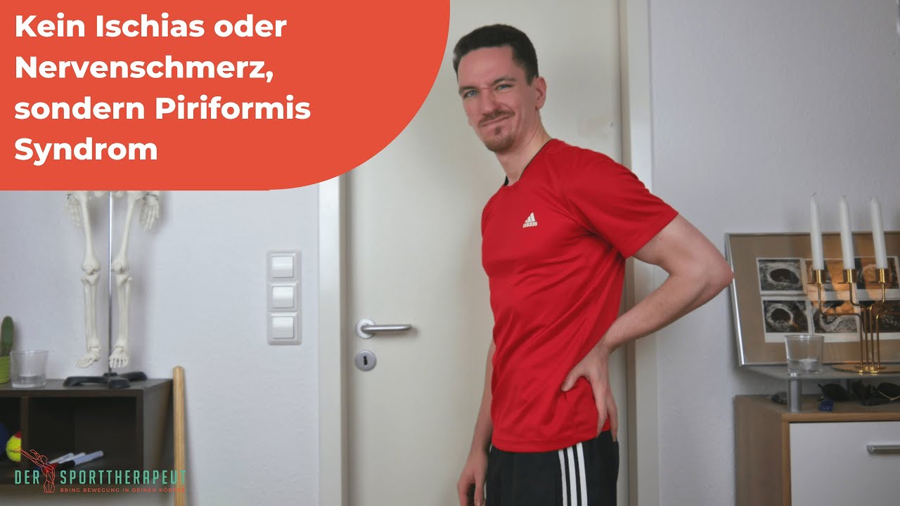 Kein Ischias oder Nervenschmerz sondern Piriformis Syndrom - Erklärung und Übung zum lösen