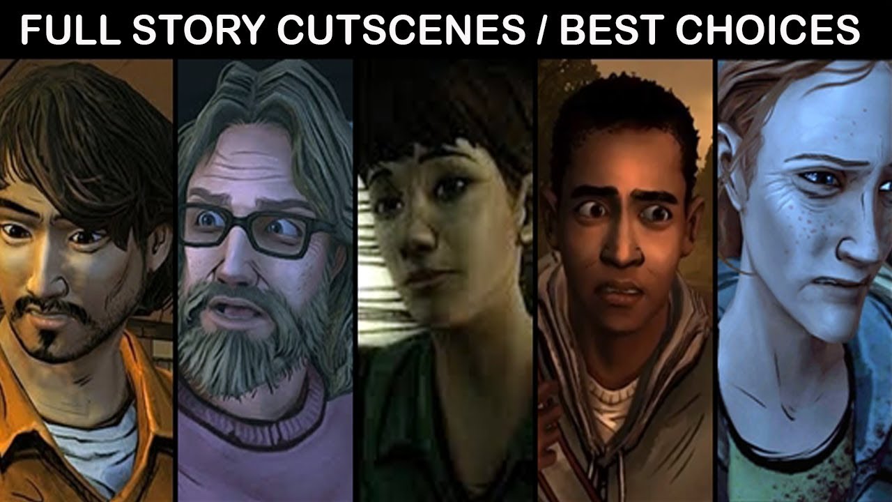The Walking Dead: 400 Days - All Cutscenes / Full Movie (Telltale Games) PC 1080p 60FPS