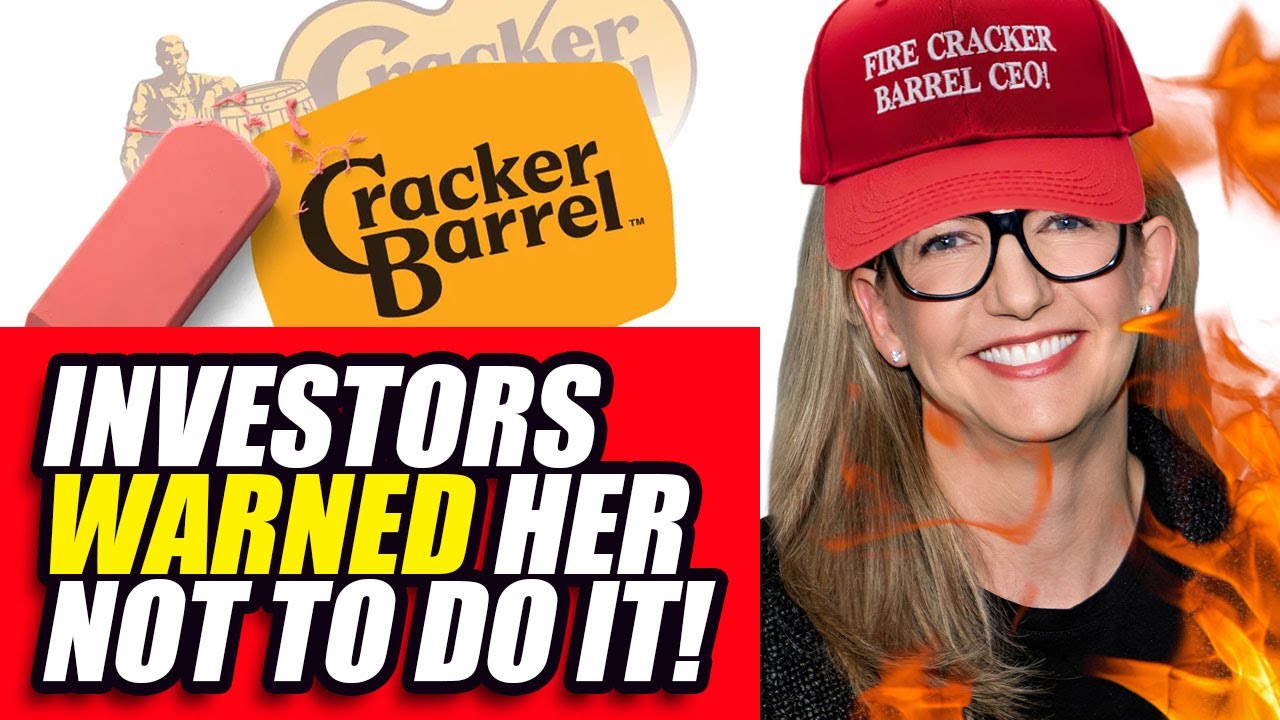 Cracker Barrel 'Woke' CEO Was WARNED Against Rebrand by Investors! | Clownfish TV