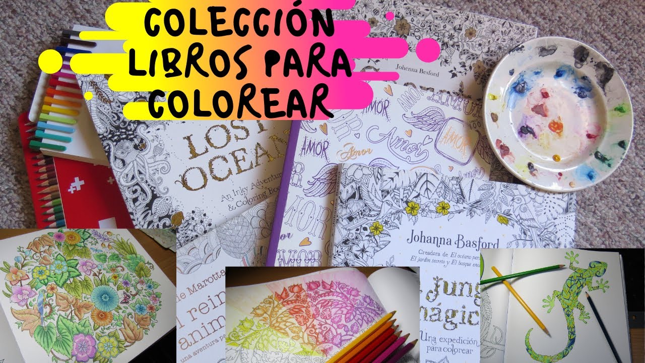 TODA mi colección de LIBROS PARA COLOREAR de Adultos