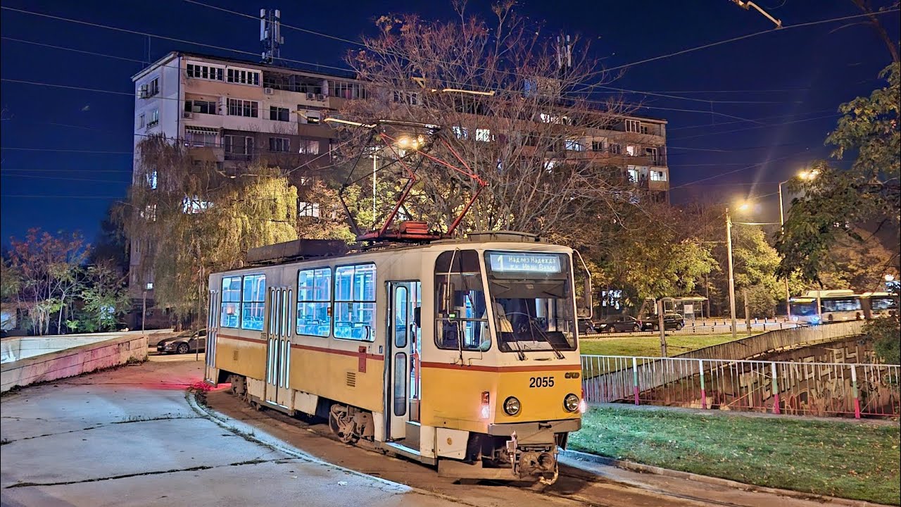 Trams in Sofia 22.09-27.10.2025