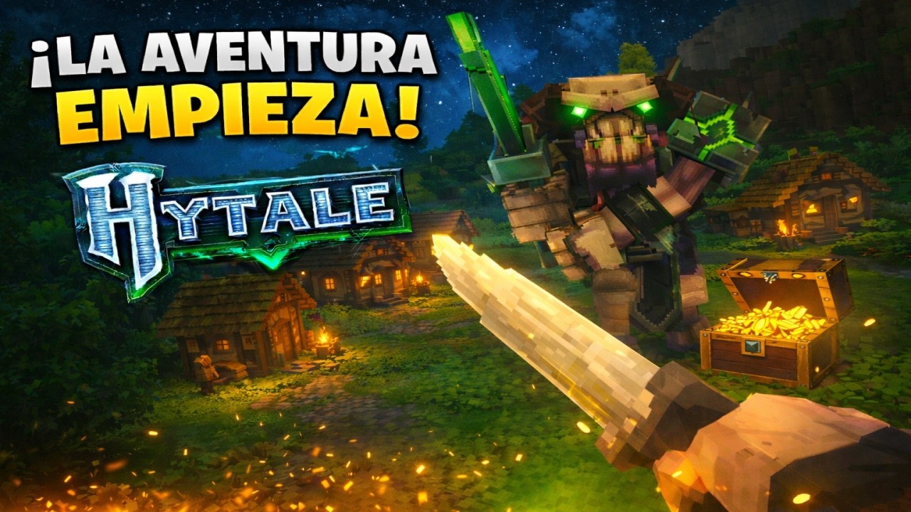 ⚠️ EMPEZAMOS Hytale… y ya es casi IMPOSIBLE sobrevivir | Día 1