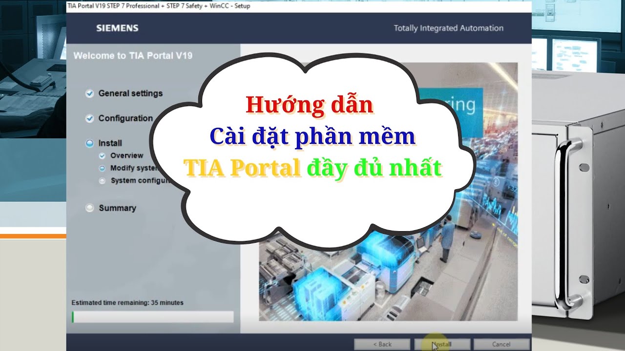 Hướng dẫn cài đặt phần mềm TIA Portal đầy đủ nhất, hướng dẫn chi tiết từng bước dễ hiểu dễ làm theo