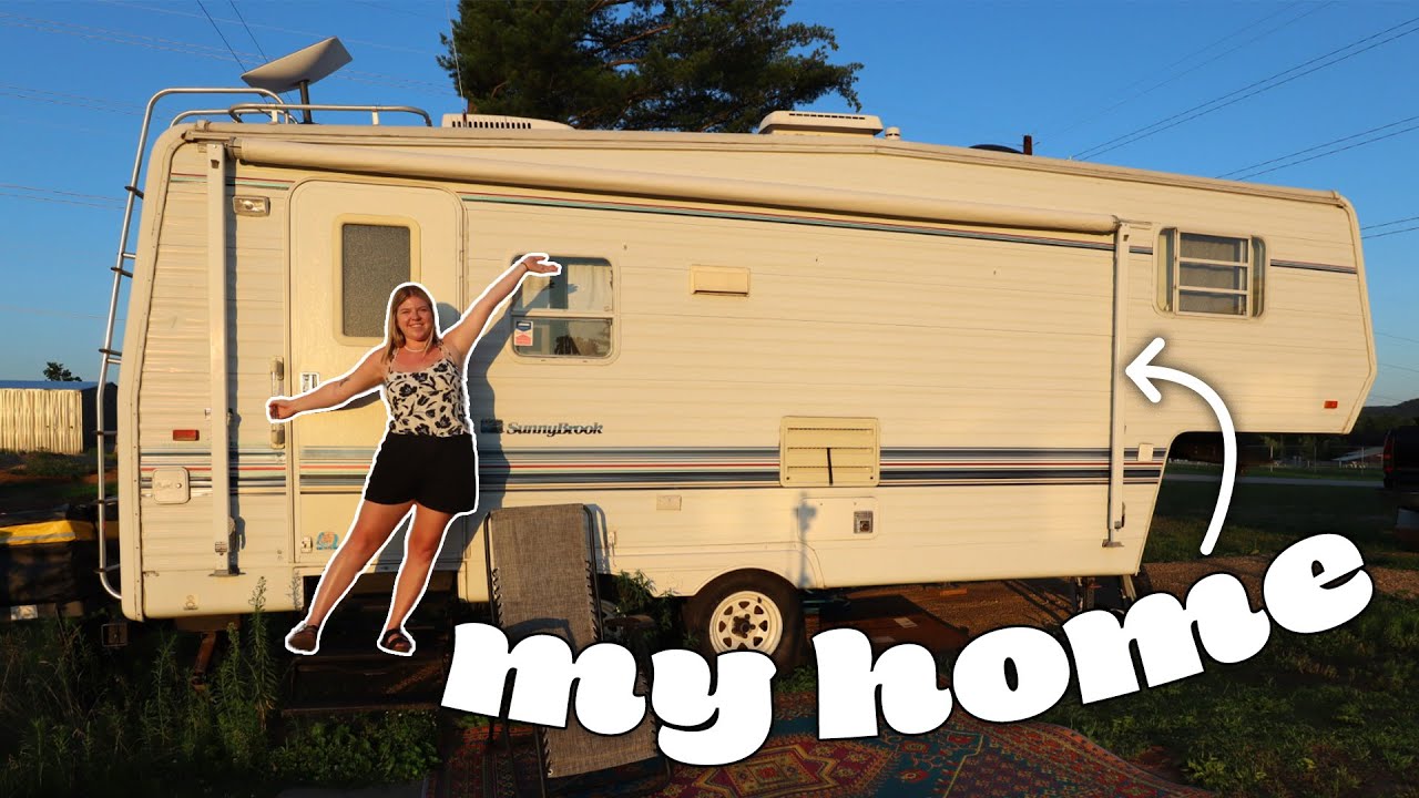 Living full-time at a campground in my RV :) a typical workamping day!