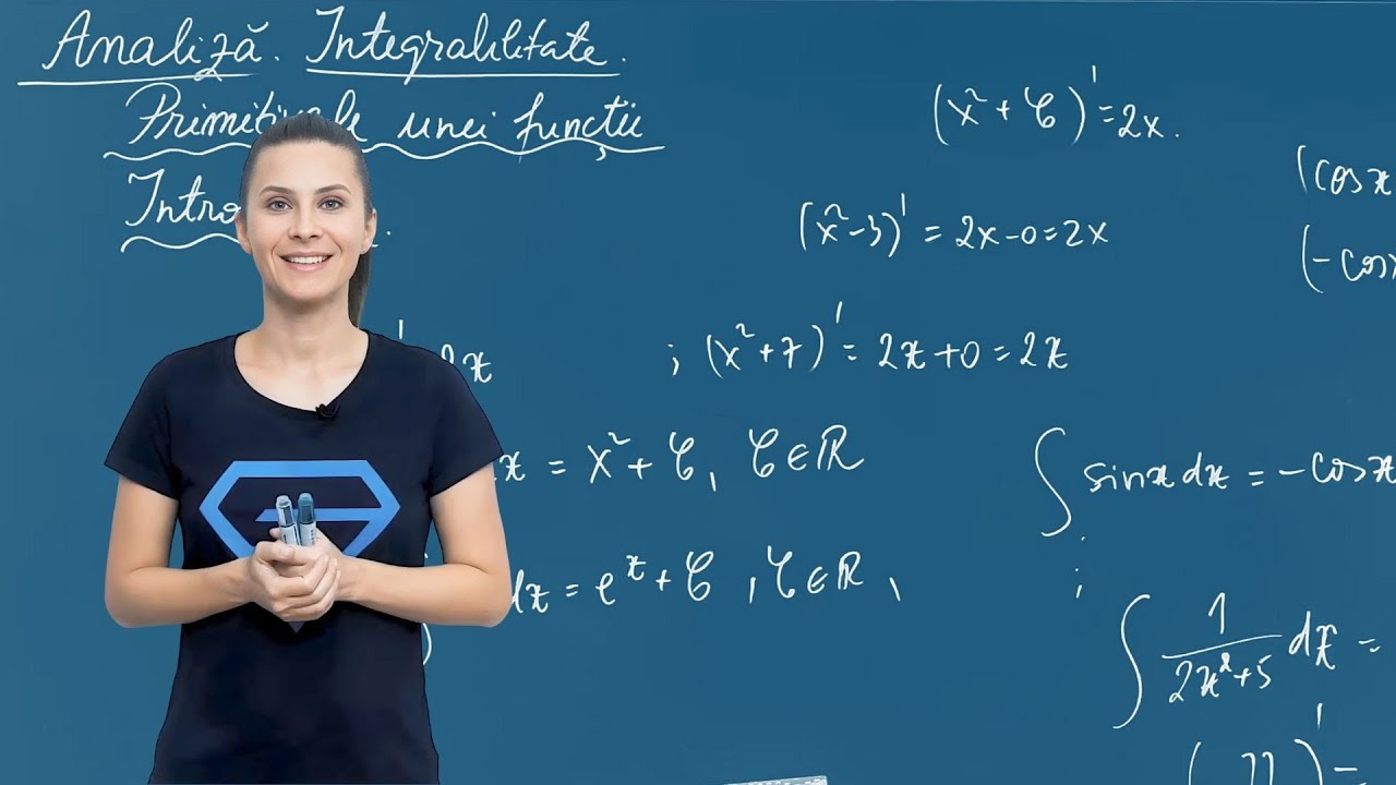 Integrabilitate. Primitivele unei funcții și conceptul de integrală nedefinită &ndash; Clasa a XII-a