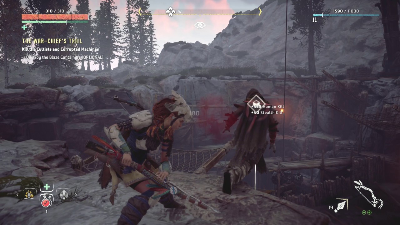 Horizon Zero Dawn Defeat Cultists and Corrupted Machines