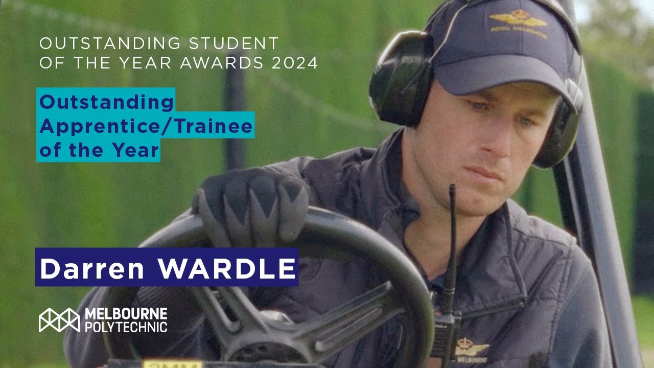 DARREN WARDLE - Certificate III in Sports Turf Management AHC31319 - Outstanding Students 2024