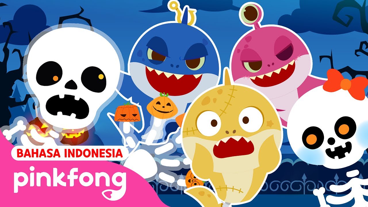 Happy Halloween! Kumpulan Lagu Anak Halloween🎃 | Pinkfong Baby Shark Indonesia