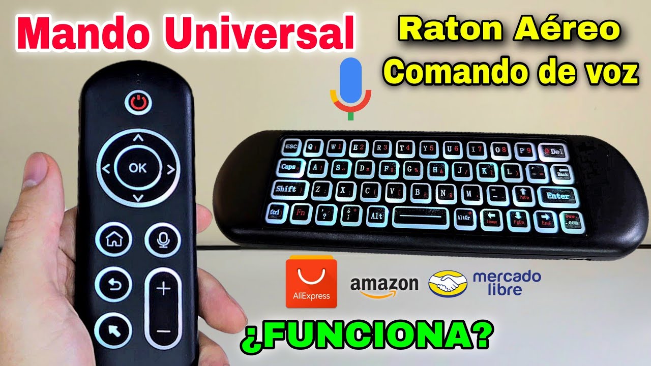 Mando Universal CON AIR MOUSE Y COMANDO DE VOZ ¿Sirve?