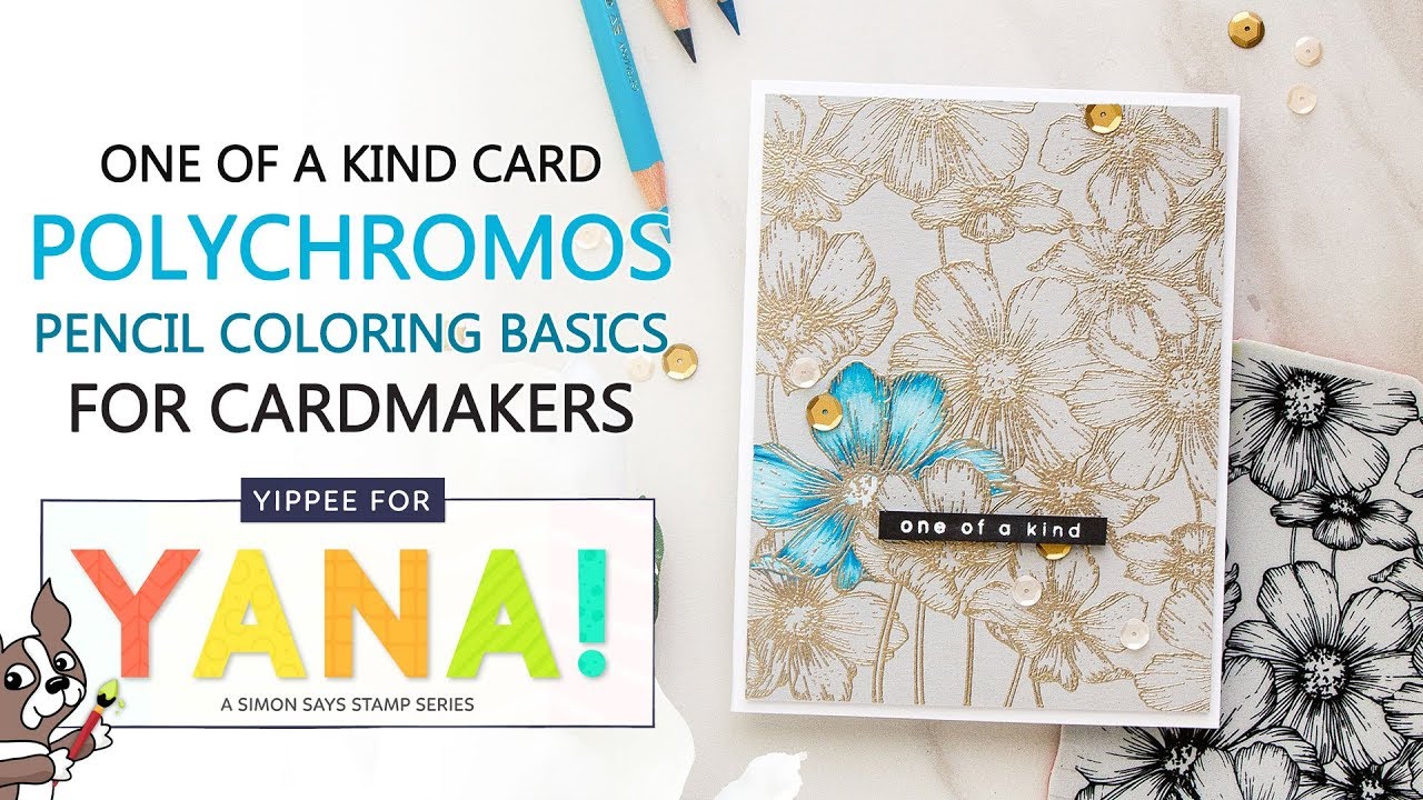 Yippee For Yana Series! Polychromos Pencils Coloring Basics for Cardmakers