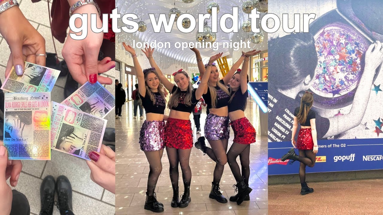 guts world tour vlog | london night 1