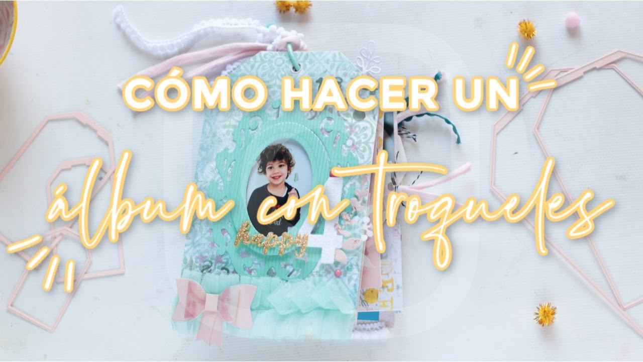Cómo hacer un álbum de tags desestructurado con troqueles