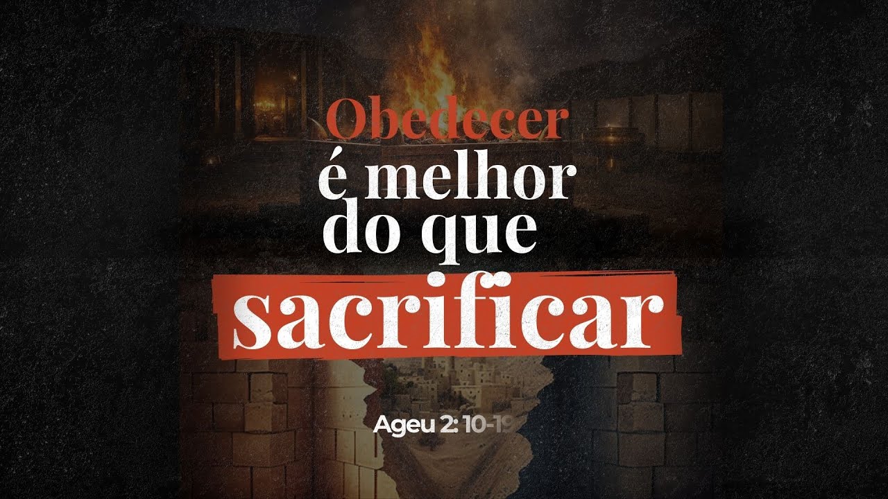 Culto Vespertino 01/02/26 - Obedecer é Melhor do que Sacrificar (Ageu 2: 10-19)