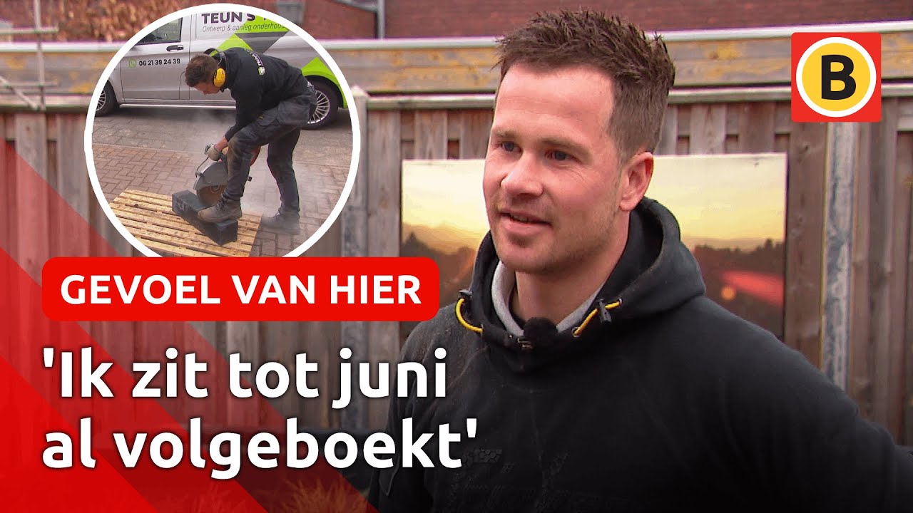 Teun stopte met zijn kantoorbaan en werd hovenier | Omroep Brabant