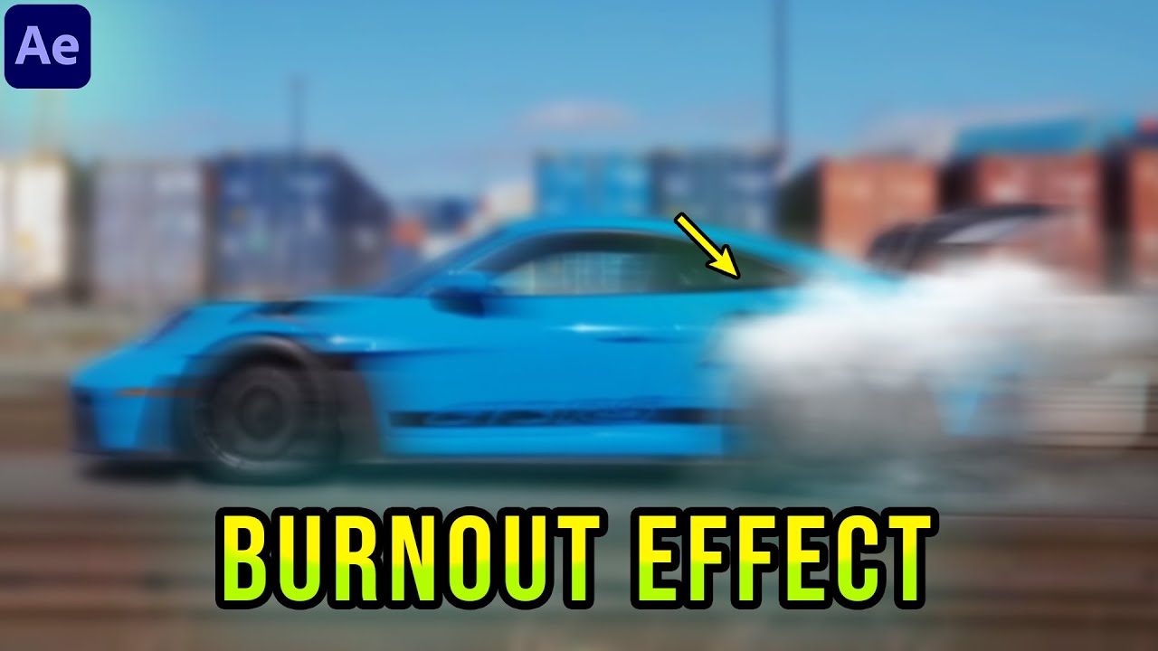 Как создать эффект выгорания автомобиля в After Effects