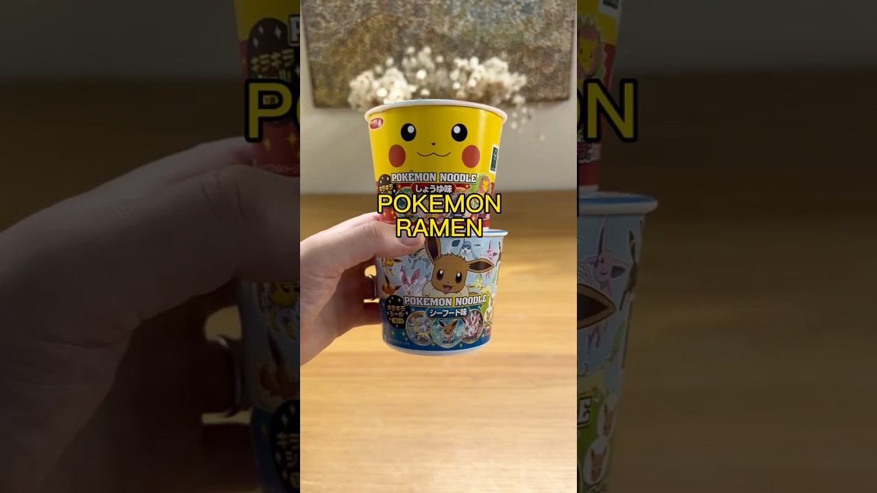 Pokemon Ramen! Eevee VS Pikachu #pokemon #eevee #pikachu