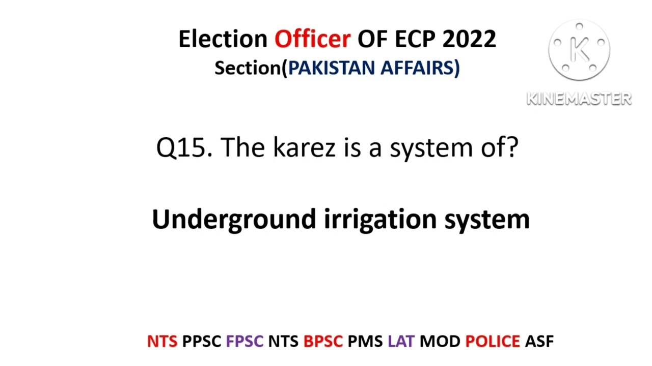 Solved paper of Election Officer of ECP OF 2022// PPSC FPSC NTS PMS POLICE ASF MOD BPSC