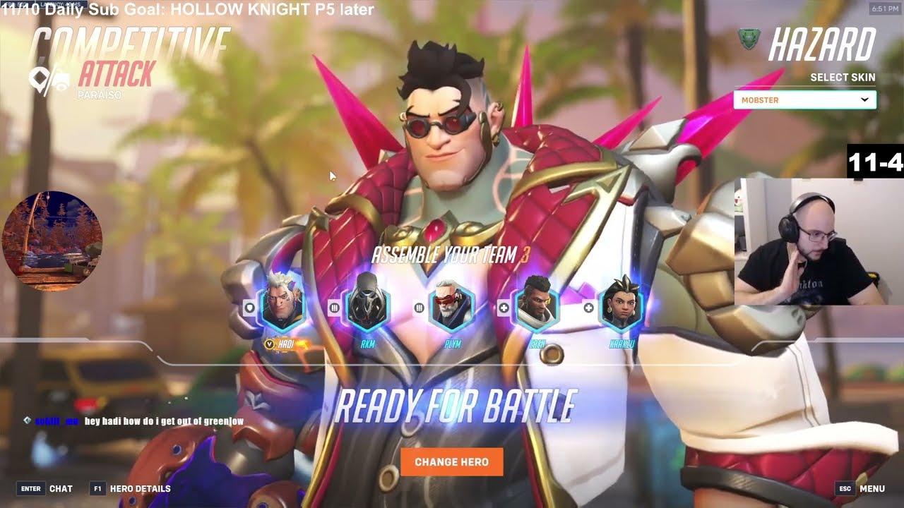 20K DMG! PERKS! SEASON 17! HADI HAZARD OVERWATCH 2 TOP 500