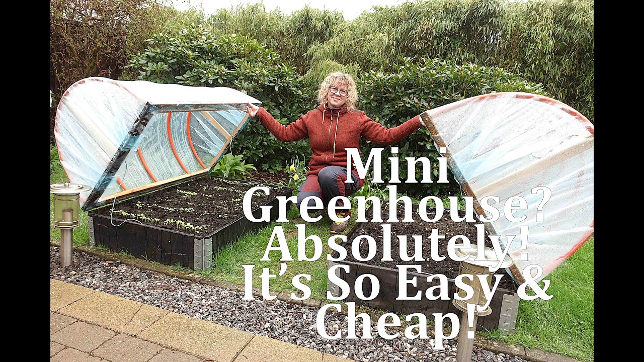 How to Make a Mini Hoophouse – Cheap & Easy Garden DIY!  Kas Kam