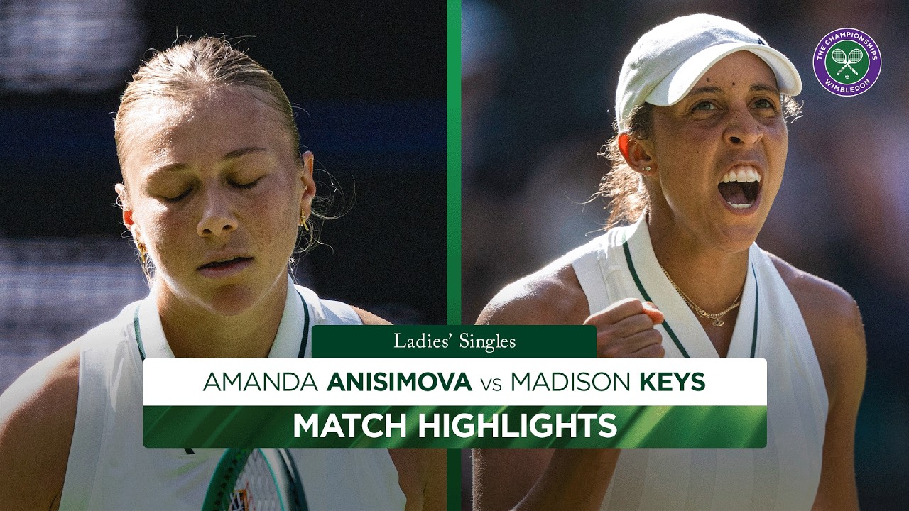 Genialne uderzenie! Amanda Anisimova kontra Madison Keys | Najważniejsze momenty meczu | Wimbledon 2026