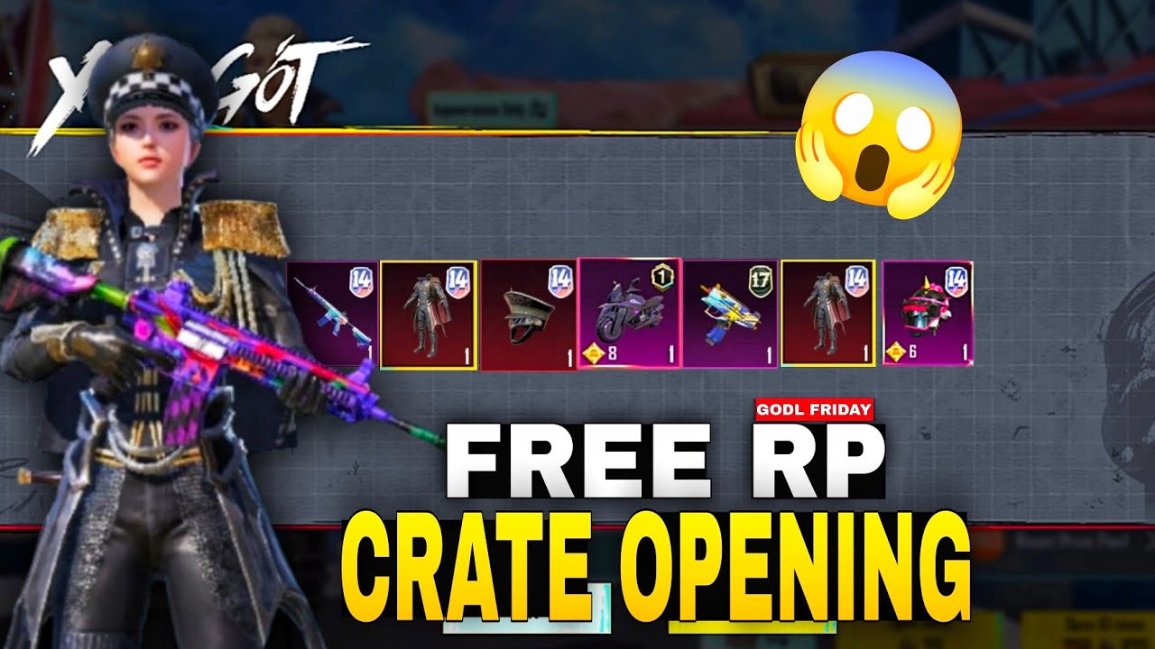 5000 FREE RP POINT CRATE OPENING 😱 ll GET RED COMMANDER SET IN BGMI/PUBG 😍 ll #godlfriday #bgmi