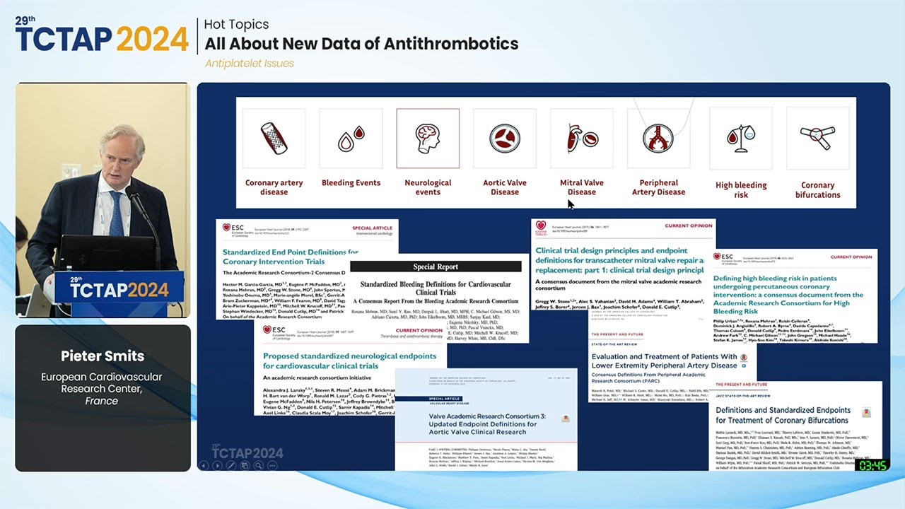 [TCTAP 2024] Hot Topics - All About New Data of Antithrombotics