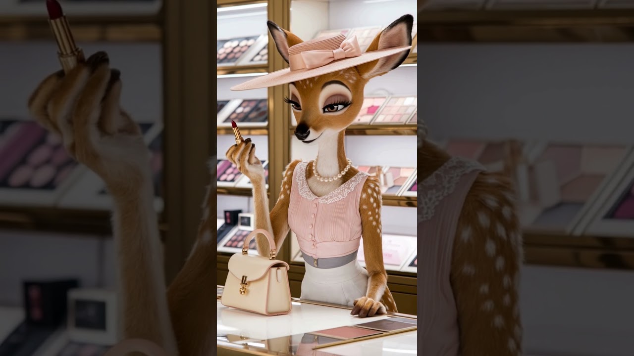 How did this deer become the newest fashion icon?