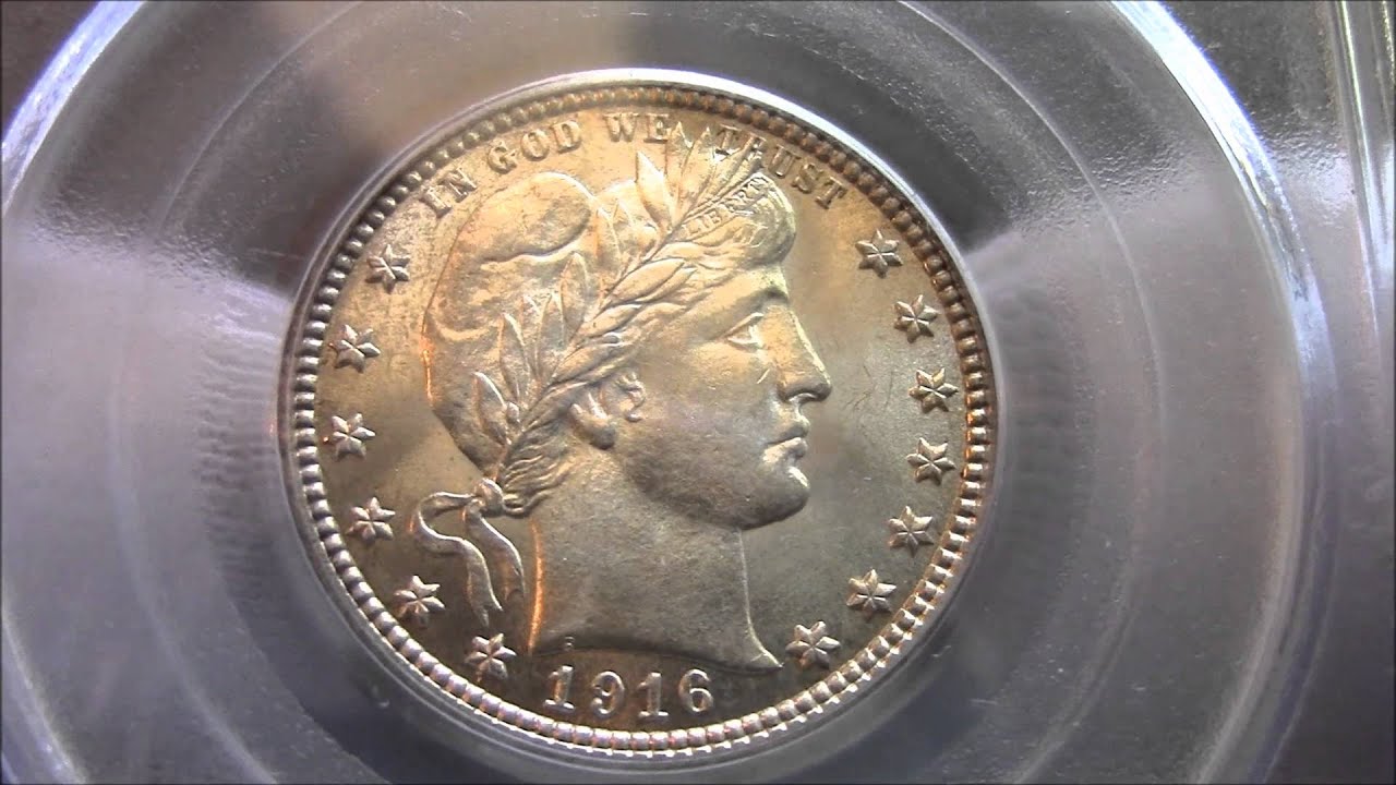 1916-D Barber Quarter - PCGS MS65 - Coin Showcase