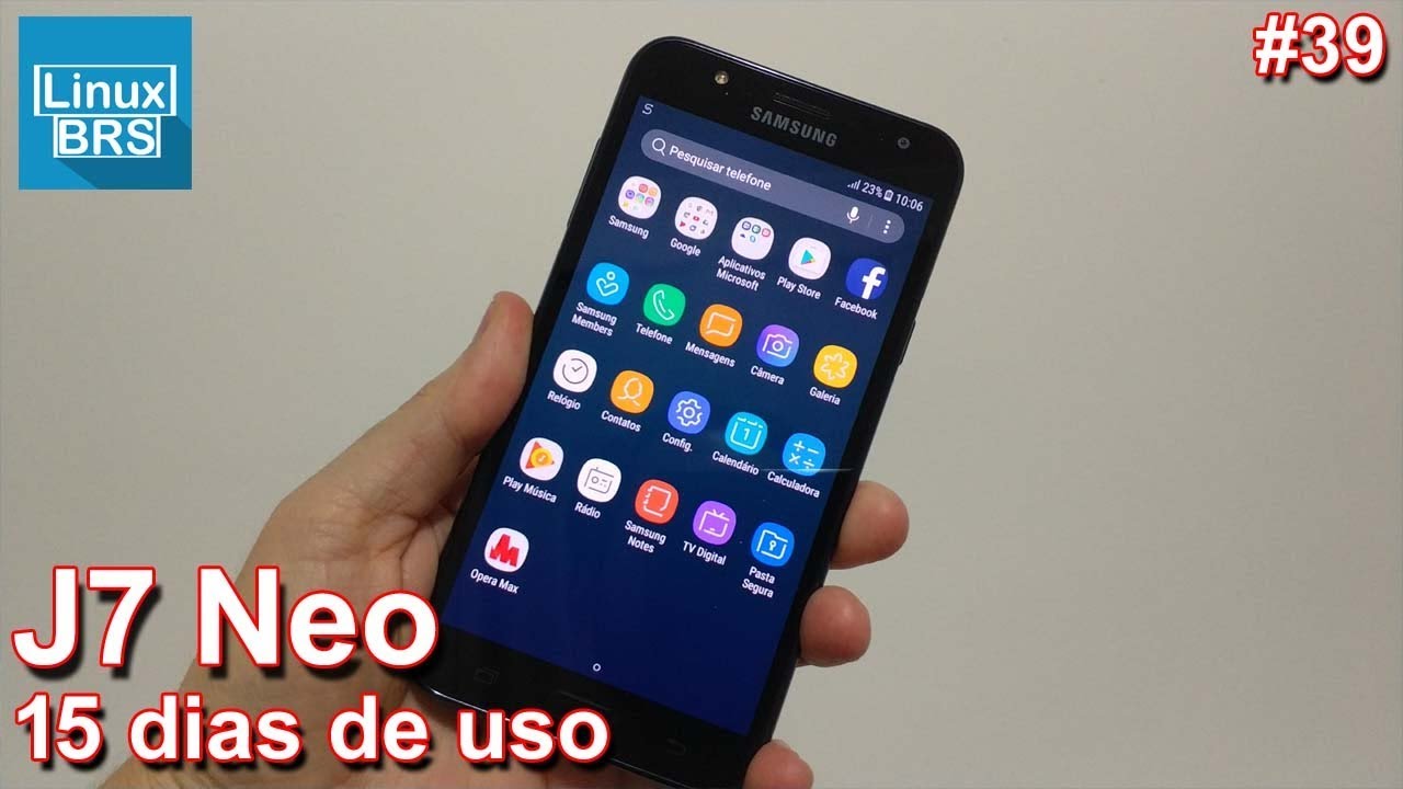 Samsung Galaxy J7 neo - 15 dias de uso