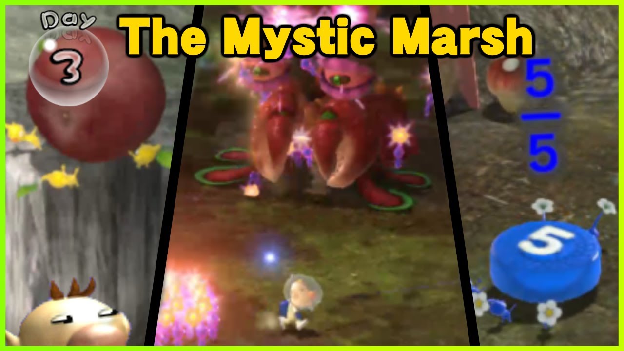 Pikmin 3 Hack - The Mystic Marsh - Extra Side of Stories [Custom Level]