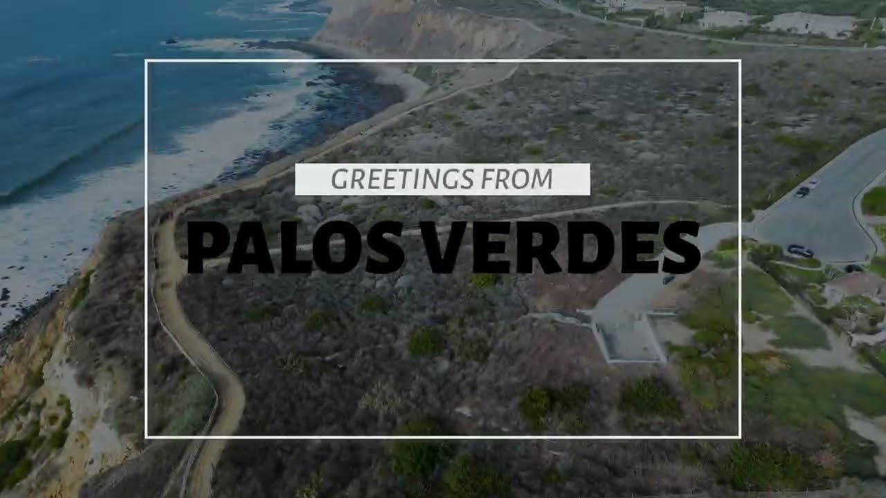 Relaxing Views of Palos Verdes, California | Ambient Aerial Scenery