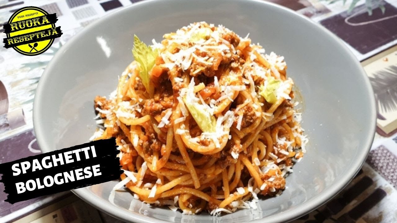 HELPPO PASTA BOLOGNESE - RESEPTIT