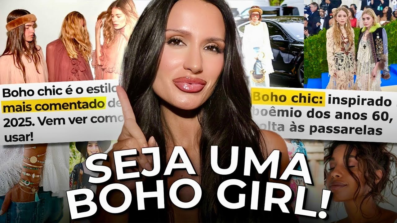 BOHO CHIC VOLTOU — MAS SERÁ QUE DEVIA? A ESTÉTICA DO MOMENTO! TENDÊNCIAS 2025!!!