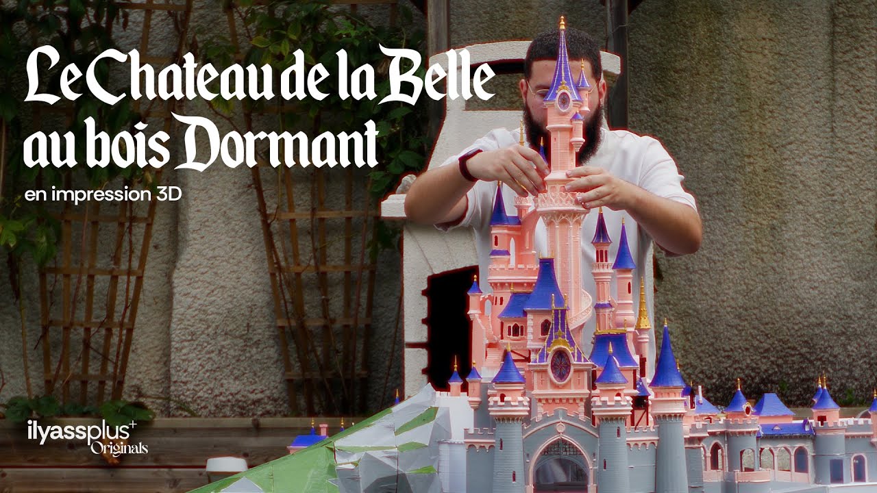 Le Chateau de la Belle au Bois Dormant en impression 3D
