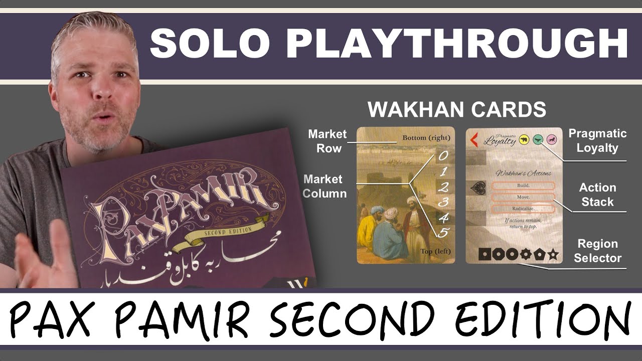 Pax Pamir Second Edition - Solo Playthrough vs. the Wakhan