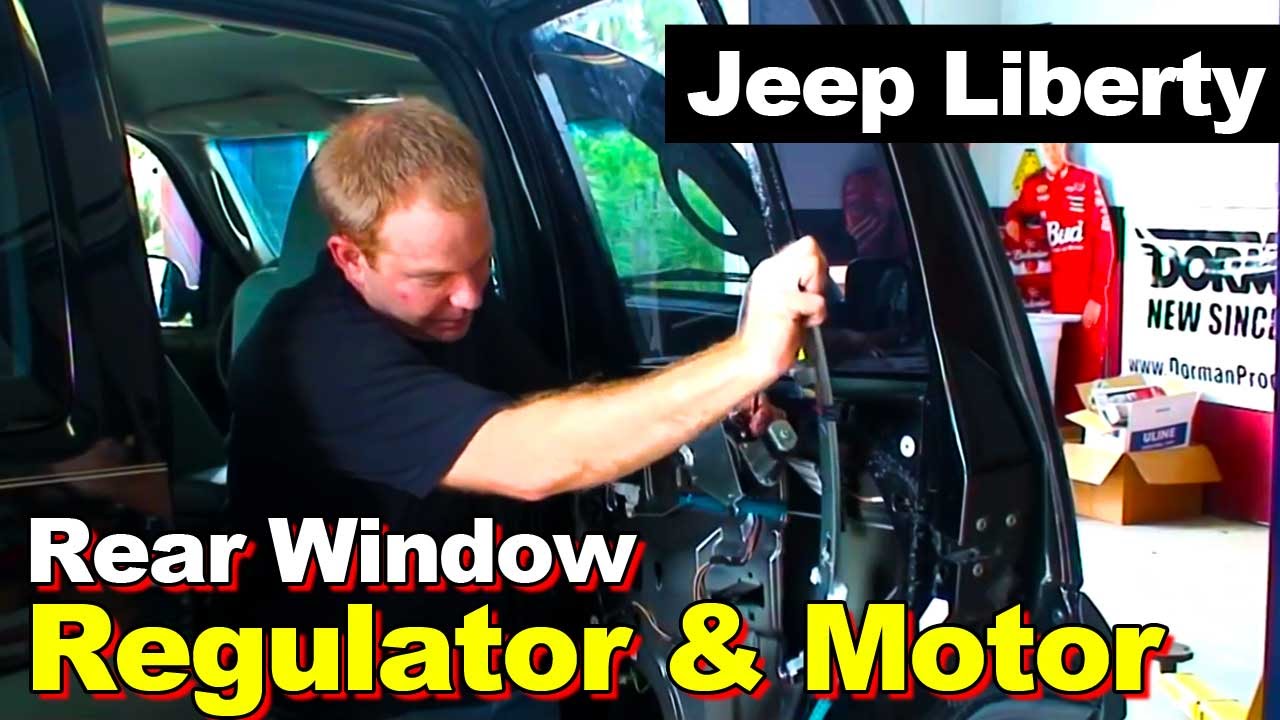 Задний стеклоподъемник и мотор Jeep Liberty 2002-2006