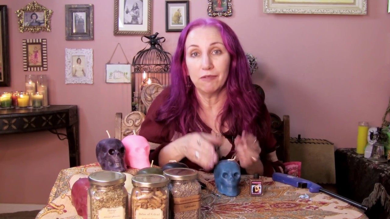 How to Load a Spell Candle - Skull Love Spell Candle - Candle Magic Class with Madame Pamita