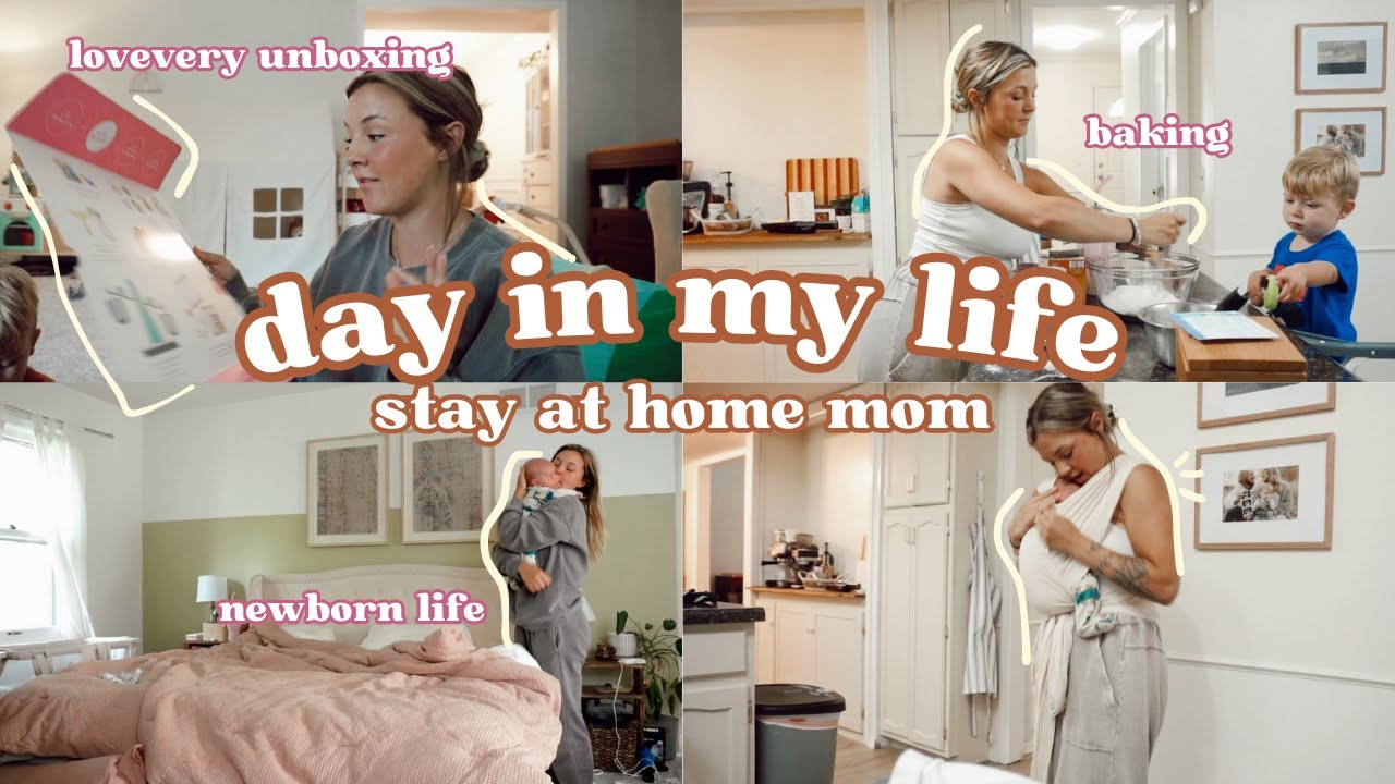 DAY IN MY LIFE WITH A NEWBORN AND TODDLER🤗🏡💖