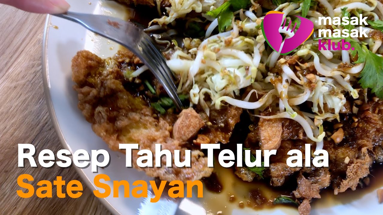 Tahu Telur Petis Bumbu Kacang Enak  Ala Sate Snayan | Enak, 10 menit jadi!