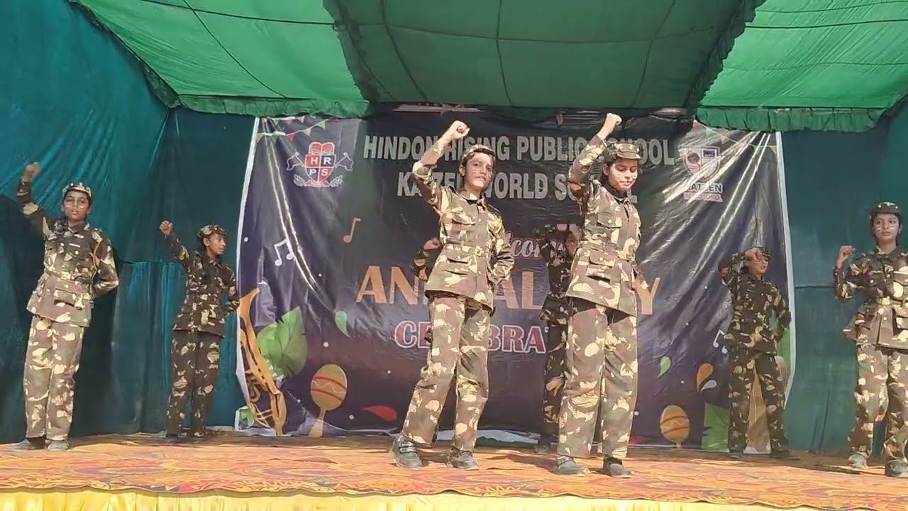 👉 Deshbhakti Performance 🔥 | Sandese Aate Hain Annual Function Dance#video 