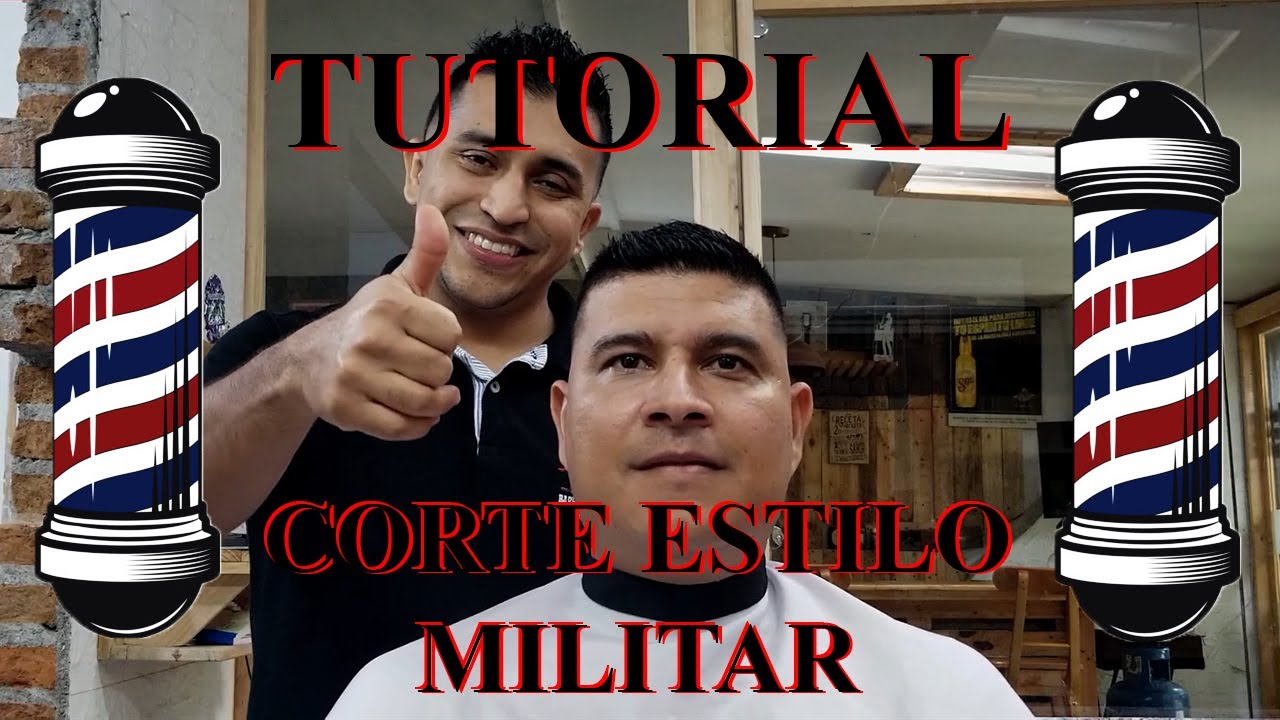 &iexcl;&iexcl;TUTORIAL CORTE ESTILO MILITAR!! Con difuminado