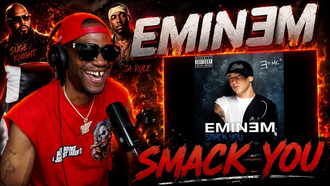 Реакция телеканала HoodFacts на | Eminem - Smack You (дисс Шуга Найта и Джа Рула)