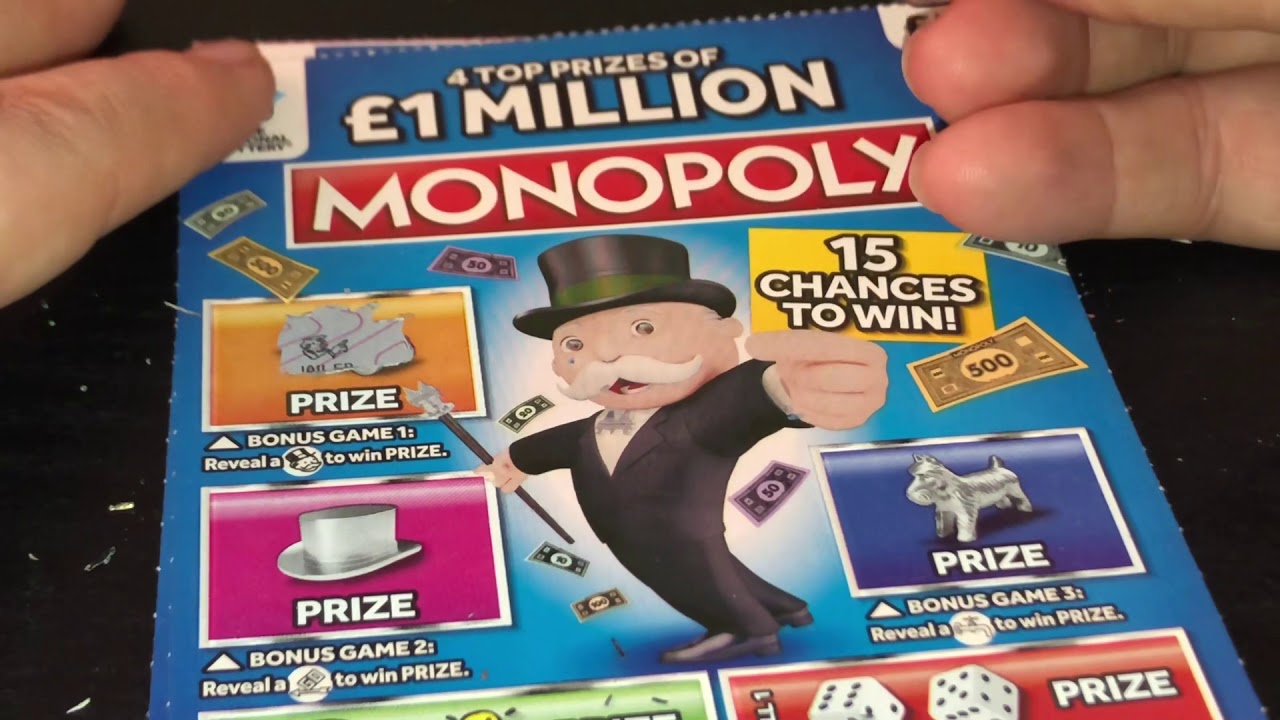 5 NEW MONOPOLY SCRATCH CARDS