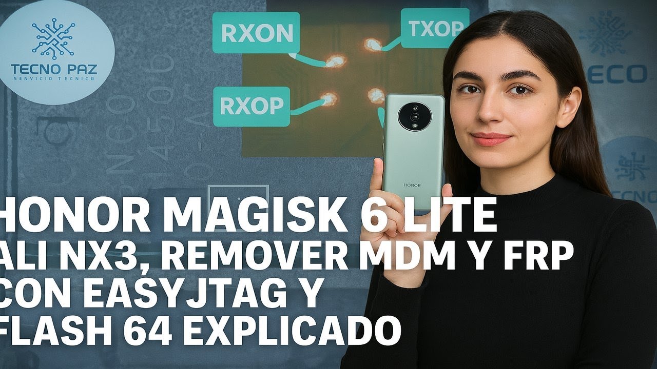 HONOR MAGIC 6 lite  (ALI-LX3)  REMOVER FRP Y MDM CON EASYJTAG PLUS Y F64 EXPLICADO