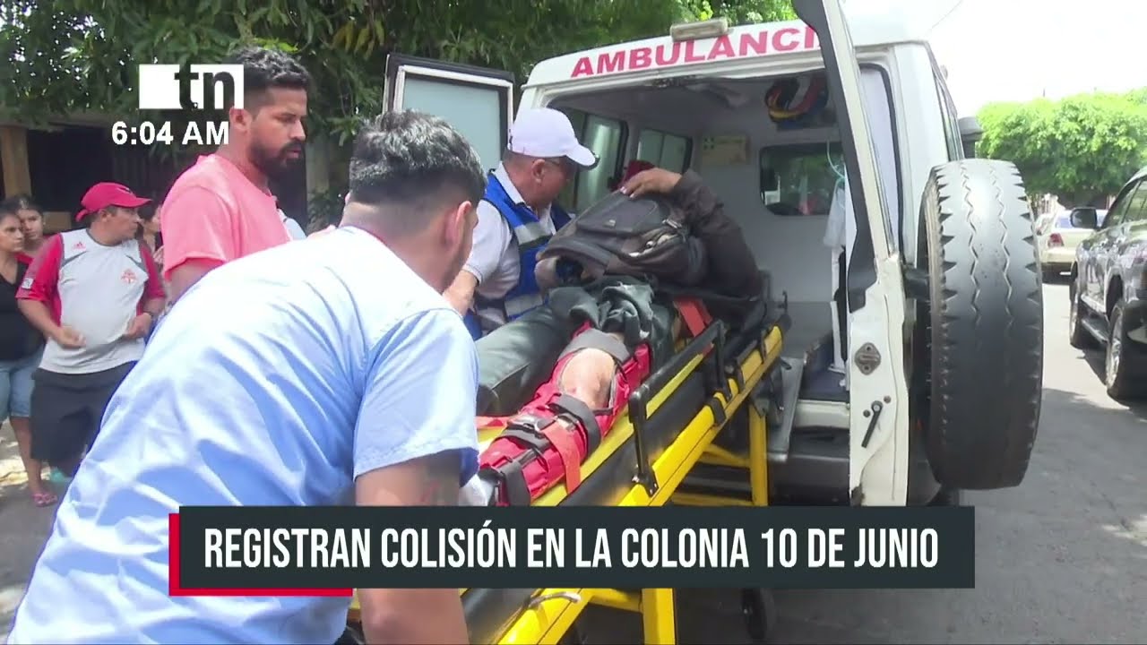 Motociclista Sobrevive a Accidente en Managua - Nicaragua