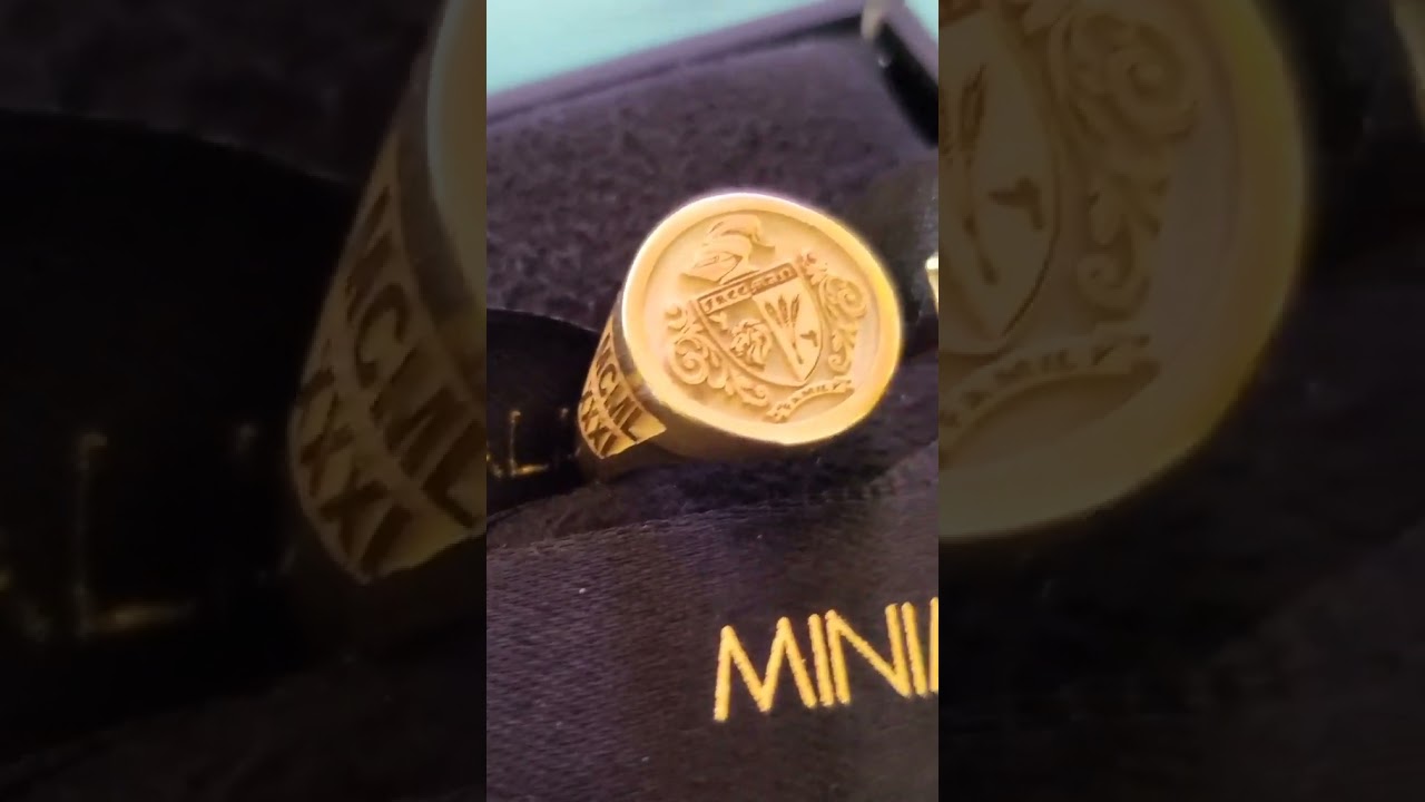 How We Make Custom Signet Rings #customsignetrings #signetring #minimalistdesigns